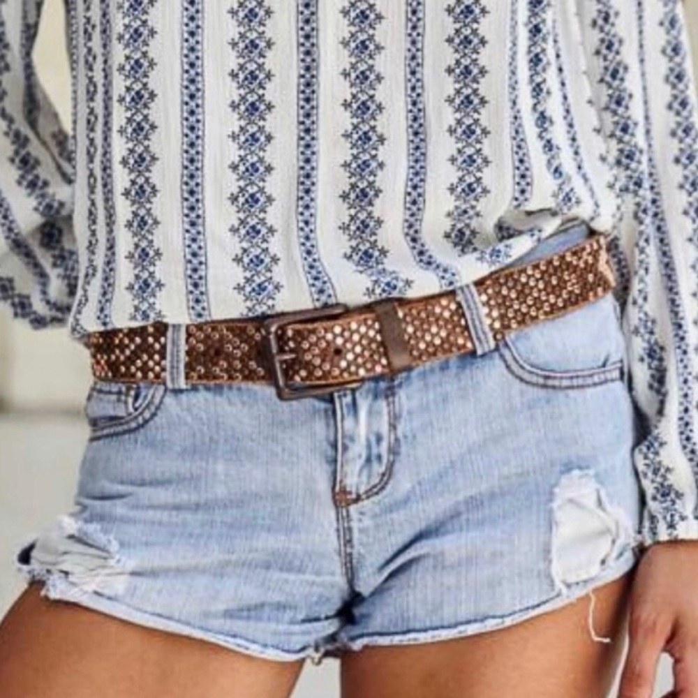 Zoe Mixed Metal Studded Belt